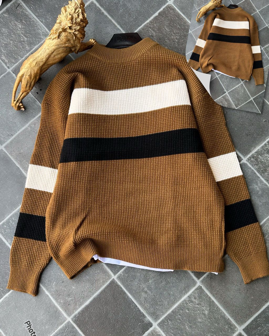 Pattern Sweater T-Shirt - Image 5