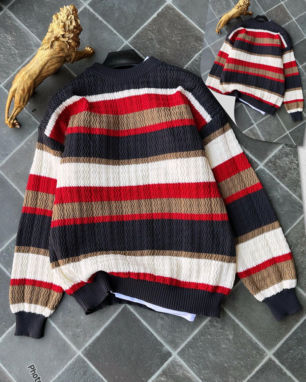 Pattern Sweater T-Shirt - Image 11