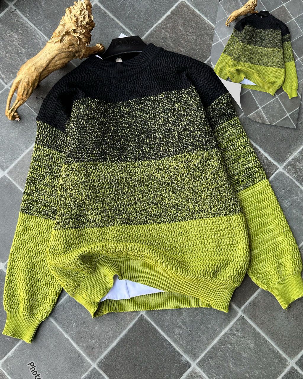 Pattern Sweater T-Shirt - Image 7