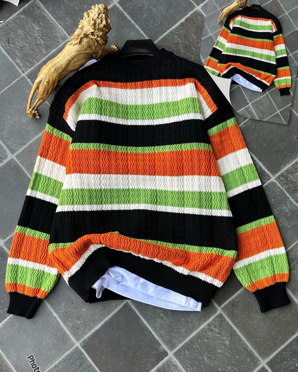 Pattern Sweater T-Shirt - Image 12
