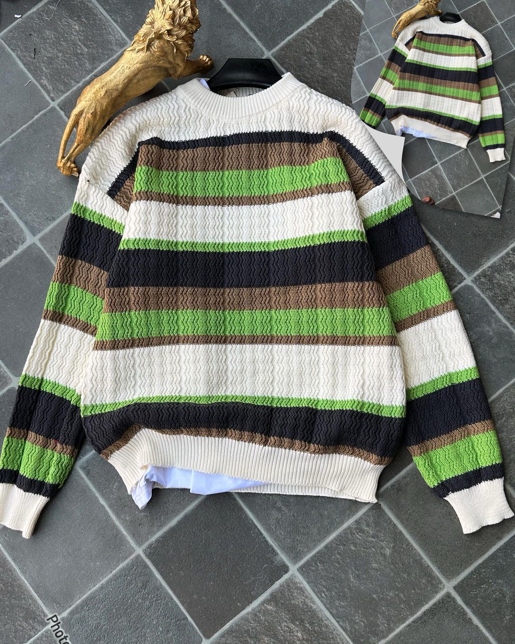 Pattern Sweater T-Shirt - Image 13