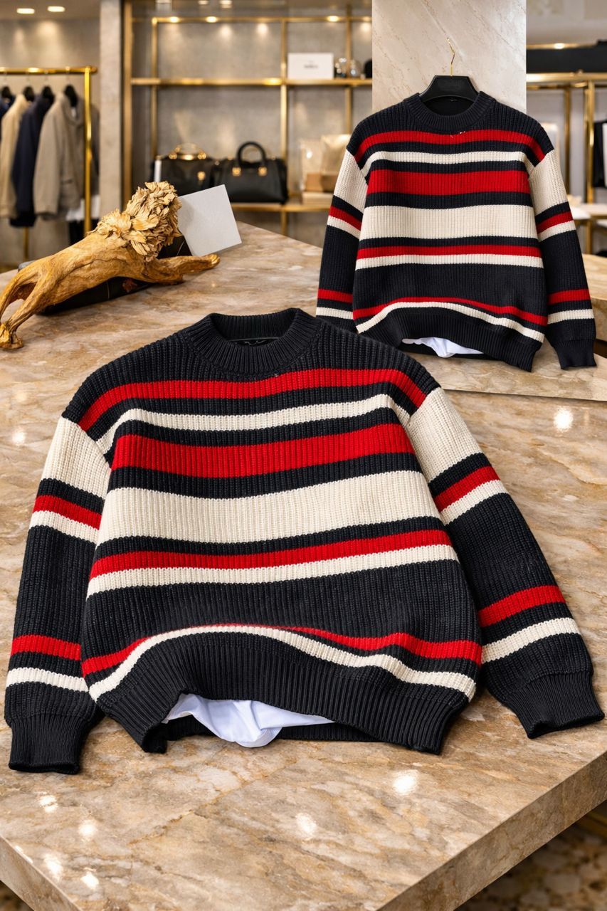 Pattern Sweater T-Shirt - Image 14